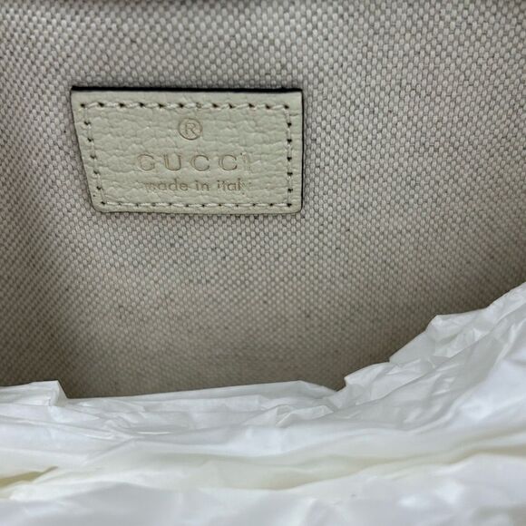Women’s Gucci brown/white GG canvas web Ophedia Belt bag 80cm/32” adjustable - Picture 8 of 13